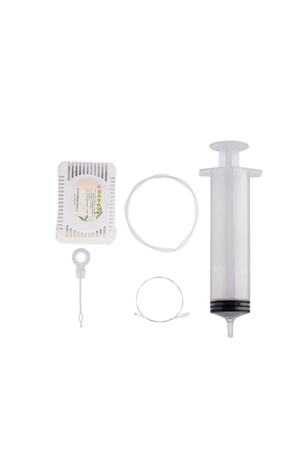 ZIRYXQ Drague de trou de vidange de réfrigérateur, kit de nettoyage réutilisable, kit de dégivrage de réfrigérateur, outil de