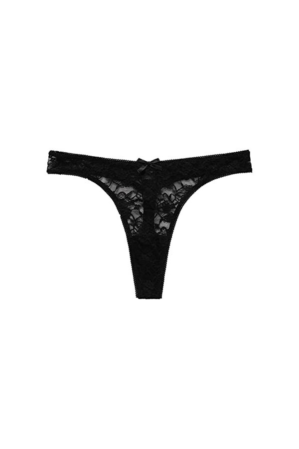 SUPTTING String Sexy et Intéressant pour Femme, sous-Vêtements pour Fille, Pantalon T de Couleur Unie, Culotte en Dentelle à 