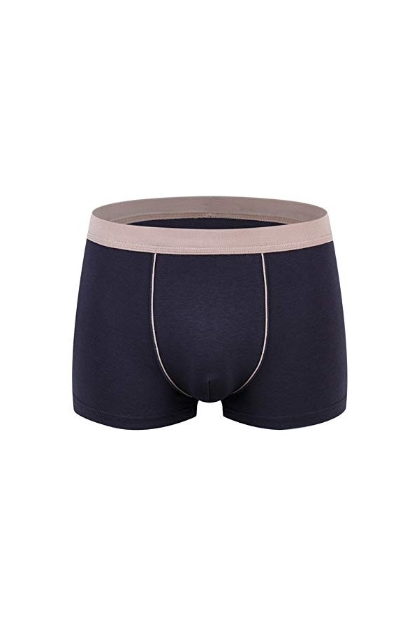 Slip en coton pour homme grande taille évacuant lhumidité sous-vêtements en maille respirante taille basse U convexe sans co