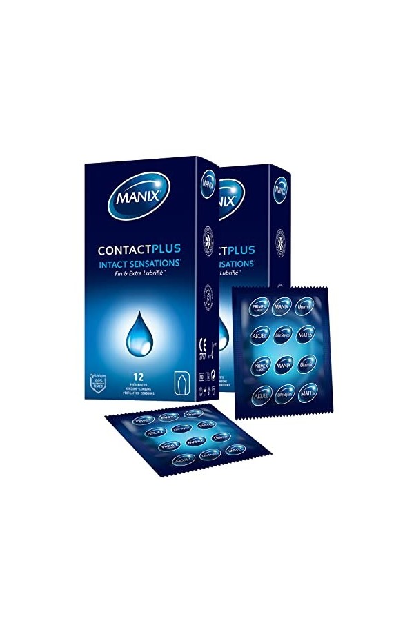 Préservatifs Manix Contact Plus x6