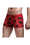 Seoilty 1PC String Homme Sexy Transparent sous-vêtements Hommes Évider Taille Basse Maille Perspective Shorts Slips Slip érot