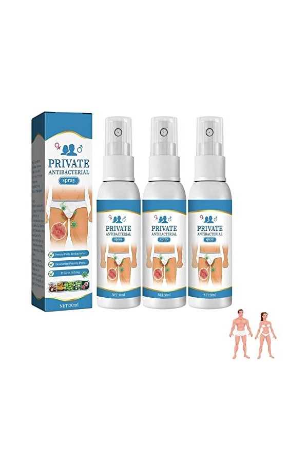 Spray antibactérien pour parties intimes,spray antibactérien pour la zone intime, spray dhygiène intime pour homme femme,pré