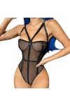Ensemble Lingerie Femme, Ensemble de Lingerie pour Femme Résille Lingerie Sexy Vêtements de Nuit Bodystockings Robe Transpare