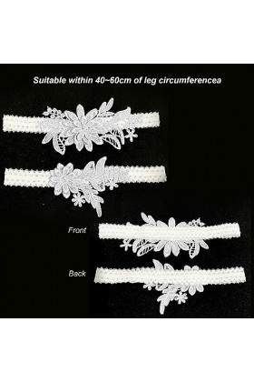 Jarretière de Mariage Élastique Jarretière de Mariée Laccessoire Nuptial, Accessoires de Robes de MariageCadeau de Mariage d