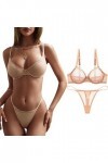 Varsbaby Femme Ensemble Lingerie Erotique Nuisette sous Vetement Sexy Faire Monter en sous-vêtements