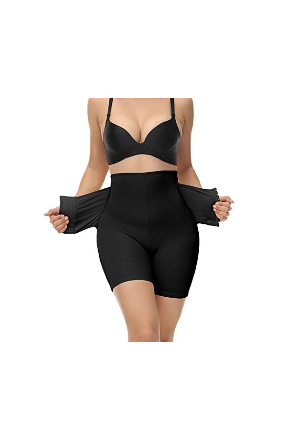 Ncenglings Robe Bustier Sexy Pantalon à Boucle Solide pour Femmes façonnant Le Bouton Taille Haute sous-vêtements Amincissant