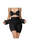 Ncenglings Robe Bustier Sexy Pantalon à Boucle Solide pour Femmes façonnant Le Bouton Taille Haute sous-vêtements Amincissant