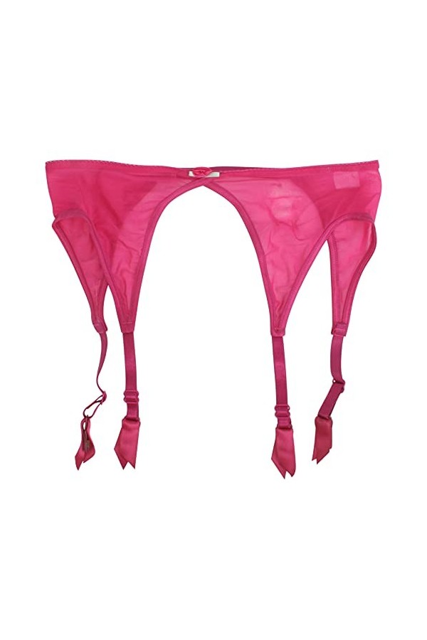 Ex-Store Porte-jarretelles transparent pour femme, bleu, 38