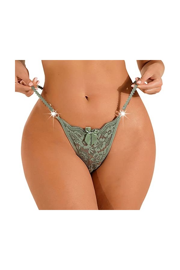 Sexy Femme Culotte - Sexy sous-VêTements Culotte Culotte Intime Sex Culotte De Pur Coton pour Femmes Taille Basse Fendu Culot