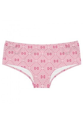 DUHGBNE Femme Saint Valentin Imprimé Shorts Drôle Boxers Sous-vêtements Boyshort Culotte Femme Pyjama Rembourré Cuissard Homm