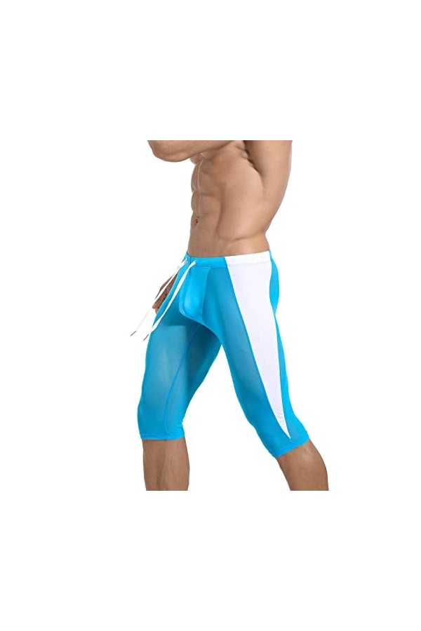 Mymyguoe Boxer pour homme - En maille transparente - Long respirant - Pour les loisirs - Pour le sport, le jogging, le yoga, 