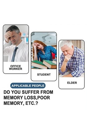 Patch Damélioration de la Mémoire, 20 Patchs Damélioration de la Mémoire – Soutien Quotidien de la Mémoire, De Laltération