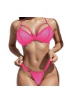 Ensemble Lingerie Sexy Femme Érotique, Femmes Noir Dentelle Sexy Ouvert Entrejambe Bas Crotchles RéSille Lingerie Lingerie Pu