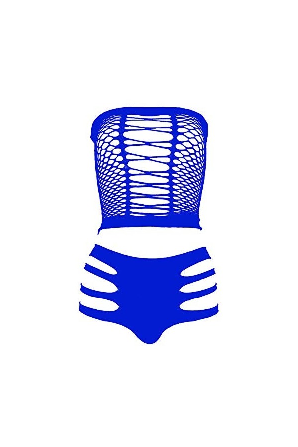 Lemon FIRL Ensemble de Lingerie en résille pour Femme US4-18 - Violet - Taille Unique