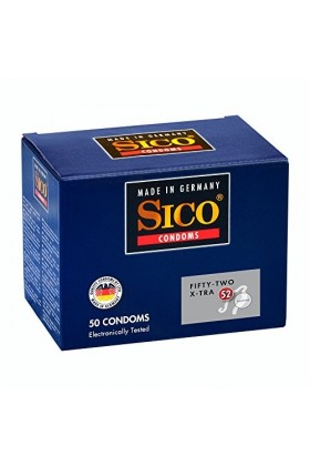 Sico Préservatifs de différentes tailles et emballages - Made in Germany 57 mm, 60 mm et 64 mm, paquet de 6 