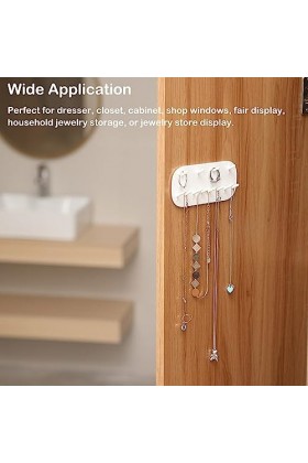 CLSSLVVBN Bijoux suspendus support de rangement crochets Bracelets affichage collier montage organisateur mural salon salle d