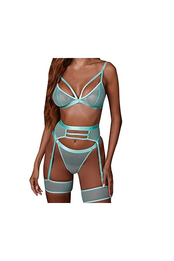 sous Vêtements Sexy Femme Coquine Hot, Femmes Noir Dentelle Sexy Ouvert Entrejambe Bas Crotchles RéSille Lingerie Lingerie Pu