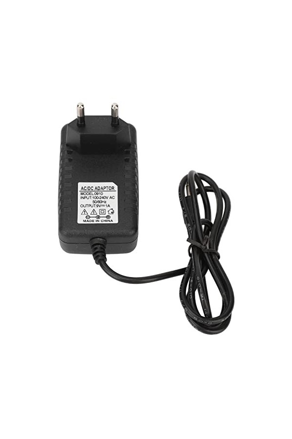 Chargeur Adaptateur pour Polisseuse à Ongles 9V1A DC, 100 240V, Petite Ondulation, Haute efficacité, 50 60HZ, Alimentation Co