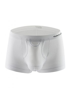 Générique sous-vêtements Respirants de Couleur Unie pour Hommes Boxer Sexy Doux et Extensible décontracté Taille Moyenne sous