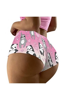 DUHGBNE Femme Saint Valentin Imprimé Shorts Drôle Boxer Sous-vêtements Boyshort Culotte Femme Slip Pyjama Shorts Hommes Sous-