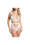 Sous Vêtements Sexy Femme Coquine Hot, Lingerie Sexy pour Femme Nuisette en Dentelle Chemise en Maille Vêtements de Nuit Brid