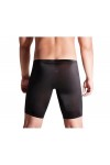 MEGAHERZ Shorts Hommes élastiques Transparents Pantalons de séduction Sexy Lingerie érotique Rose 