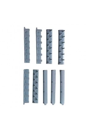 CLSSLVVBN 9 pièces bijoux affichage crochet assortiment tenture murale boucles doreilles porte-bracelets anneaux cintres org