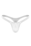 BreakEgg Hommes Sexy G-String String sous-Vêtements Doux Confortable Mens T Retour Mémoires Rouge,Taille Unique 