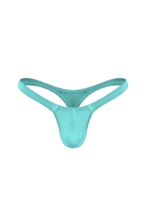 BreakEgg Hommes Sexy G-String String sous-Vêtements Doux Confortable Mens T Retour Mémoires Rouge,Taille Unique 