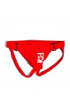 Jockstrap String Hommes Respirant Confortable Coton Slips Design Unique sous-Vêtements pour Hommes Bleu,XL 