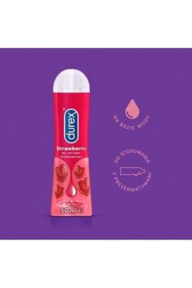 Durex - Lubrifiants Strawberry - Contenance 50ml