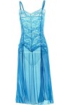 JEShifangjiusu Femmes Sexy Perspective Robe Halter Maille Halter Dress Pyjama Bretelles sous - VêTements Transparent Bleu,6X