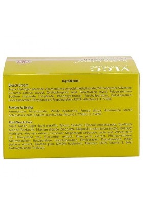 VLCC Glow Insta Herbal Bleach Mit Gurke & Rose Pétale Für équité 54 g