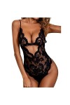 sous Vêtements Femme Sexy Hot, Femmes Noir Dentelle Sexy Ouvert Entrejambe Bas Crotchles RéSille Lingerie Lingerie Pure Linge