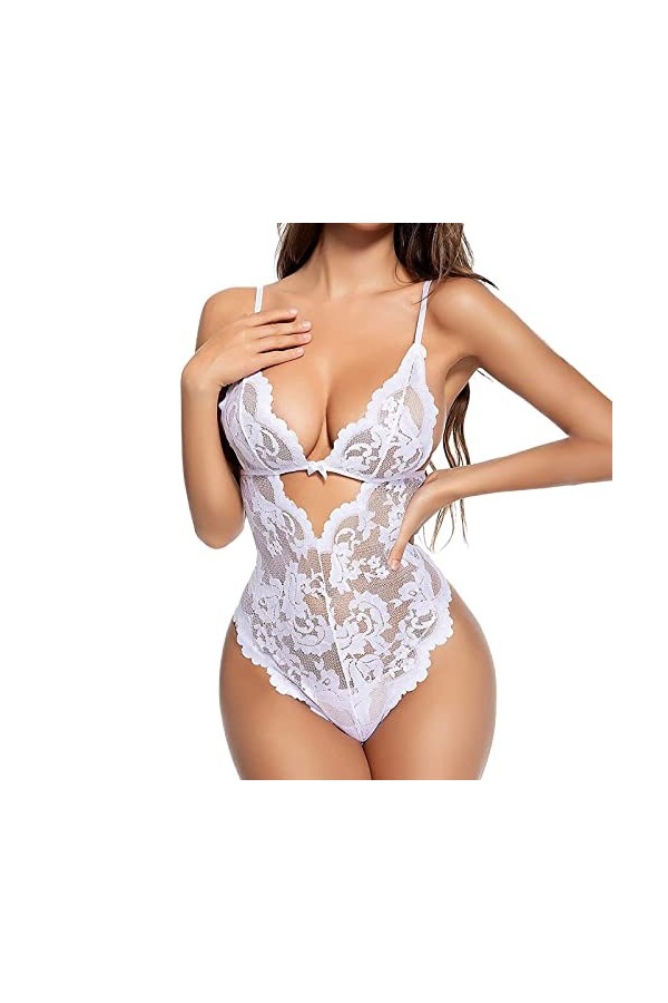 sous Vêtements Femme Sexy Hot, Femmes Noir Dentelle Sexy Ouvert Entrejambe Bas Crotchles RéSille Lingerie Lingerie Pure Linge