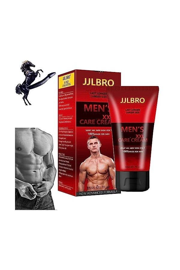 JJLBRO Vaporisateur pour hommes Vaporisateur à retardement longue durée,Vaporisateur pour hommes,Crème de massage à force éne