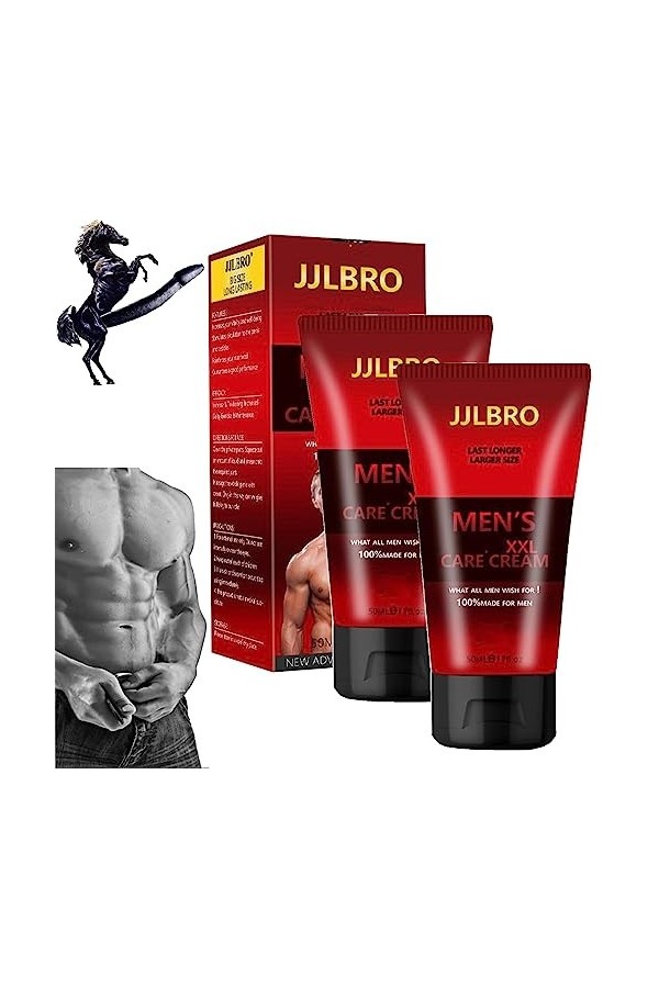 JJLBRO Vaporisateur pour hommes Vaporisateur à retardement longue durée,Vaporisateur pour hommes,Crème de massage à force éne