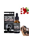 PleasurePeak Lot de 2 gouttes orales Secret Happy Drops pour améliorer la sensibilité et le plaisir, augmenter les niveaux d