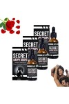 PleasurePeak Lot de 2 gouttes orales Secret Happy Drops pour améliorer la sensibilité et le plaisir, augmenter les niveaux d