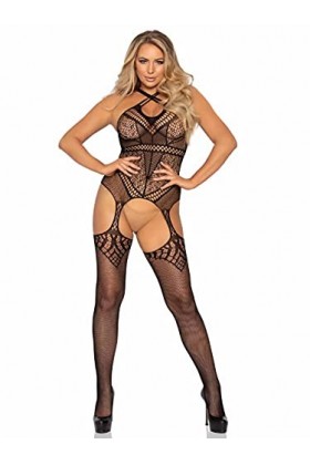 Leg Avenue Dessous-Set-8928722001 Ensemble de Lingerie, Black, Taille Unique Lot de 2 Femme