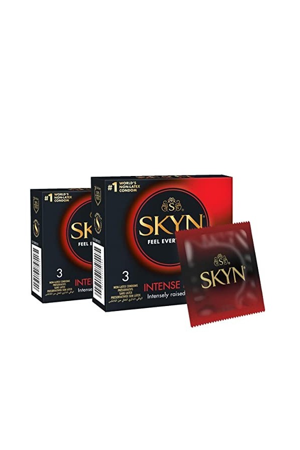 Skyn - Pack 6 Préservatifs Sans Latex Intense feel - Ultra Perlé