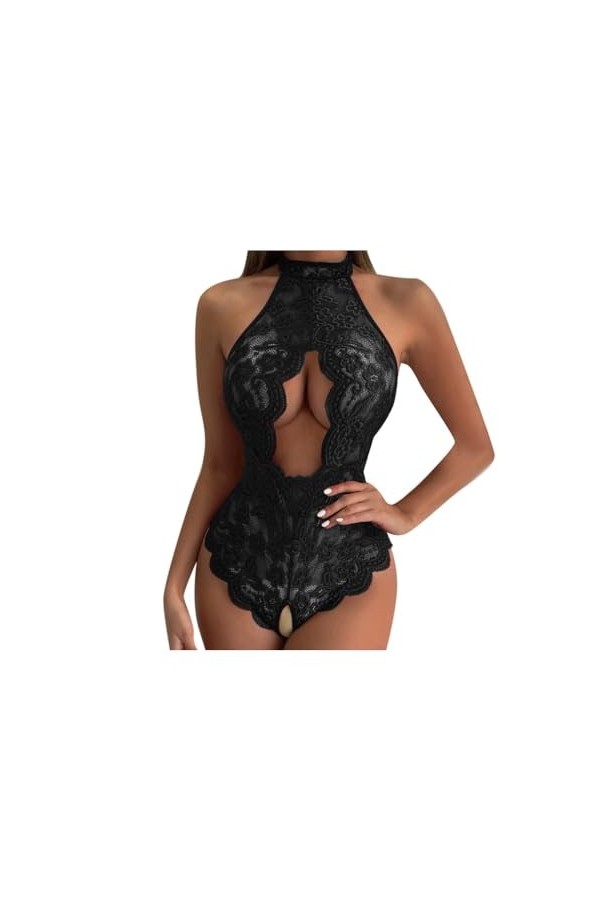 Lingerie Sexy Femme Coquine Hot Sous Vêtement Erothique Sexy Dentelle Entrejambe Ouverte Ensemble Lingerie Feminine Sexy Ling