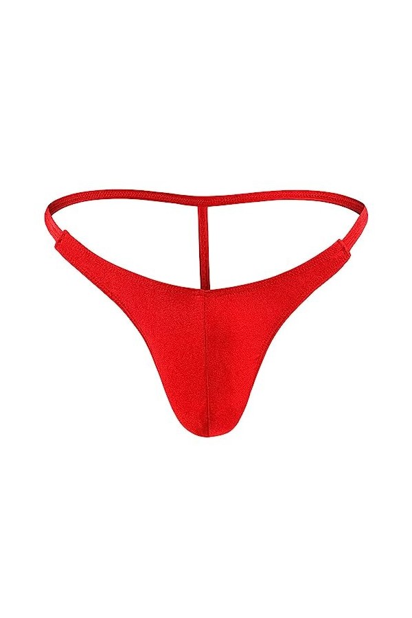 VemeFufu Homme String Sexy Tanga Thong Slips sous-vêtement 1 Pack Taille Unique