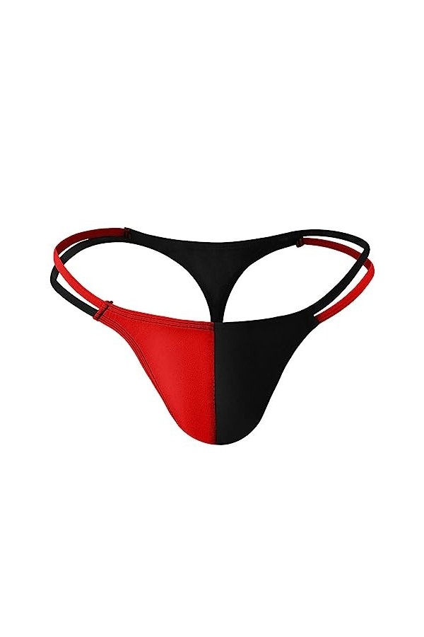 VemeFufu Homme String Sexy Tanga Thong Slips sous-vêtement 1 Pack Taille Unique