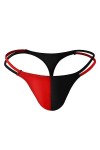 VemeFufu Homme String Sexy Tanga Thong Slips sous-vêtement 1 Pack Taille Unique