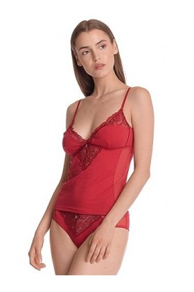 Vive Maria Red Boudoir Ensemble de lingerie pour femme avec culotte Rouge, rouge, Medium