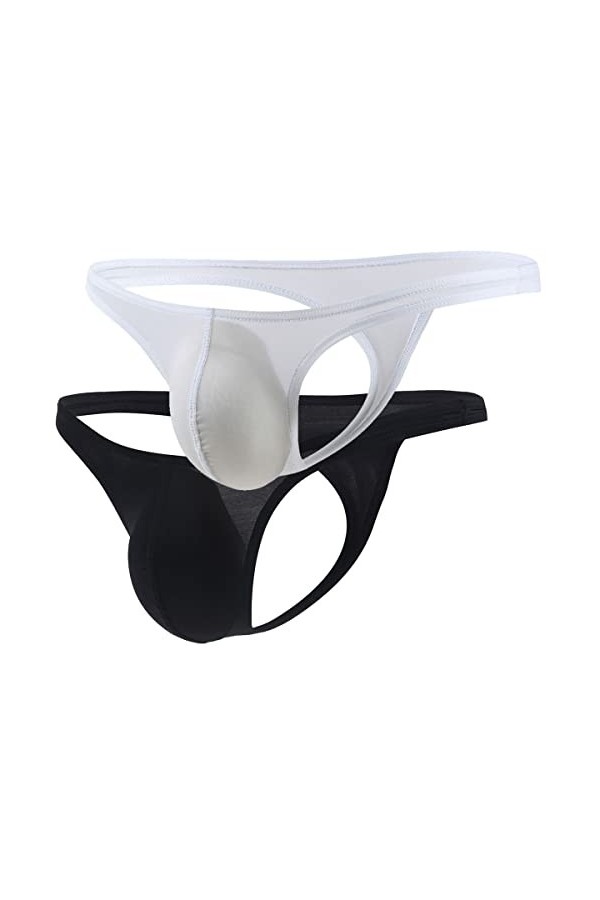 VemeFufu Homme String Jockstrap Taille Unique Couleur Blanc NeiKu-Bingsi-Bai 