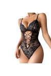 Ensemble Lingerie Sexy Femme Érotique, Sexy Femme Ensemble Lingerie Jarretière avec Porte Jarretelles Dentelle Soutien-Gorge 