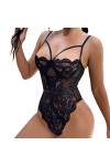 Ensemble Lingerie Sexy Femme Érotique, Sexy Femme Ensemble Lingerie Jarretière avec Porte Jarretelles Dentelle Soutien-Gorge 