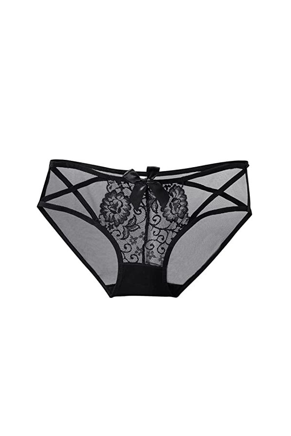 String Femme Culotte - Sexy sous-VêTements Culotte Culotte Intime Sex Culotte De Pur Coton pour Femmes Pantalon Transparent C